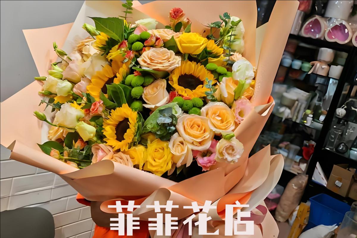 把花送错来,但是客户很高兴